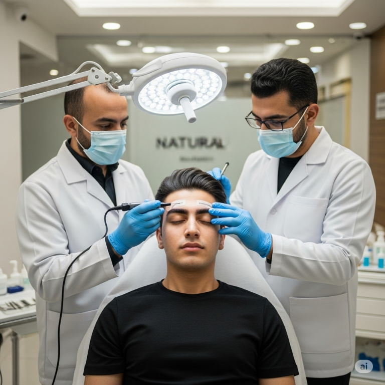 کلینیک شیوا رخ خدمات کاشت ابرو طبیعی و نچرال در تهران باغ فردوس