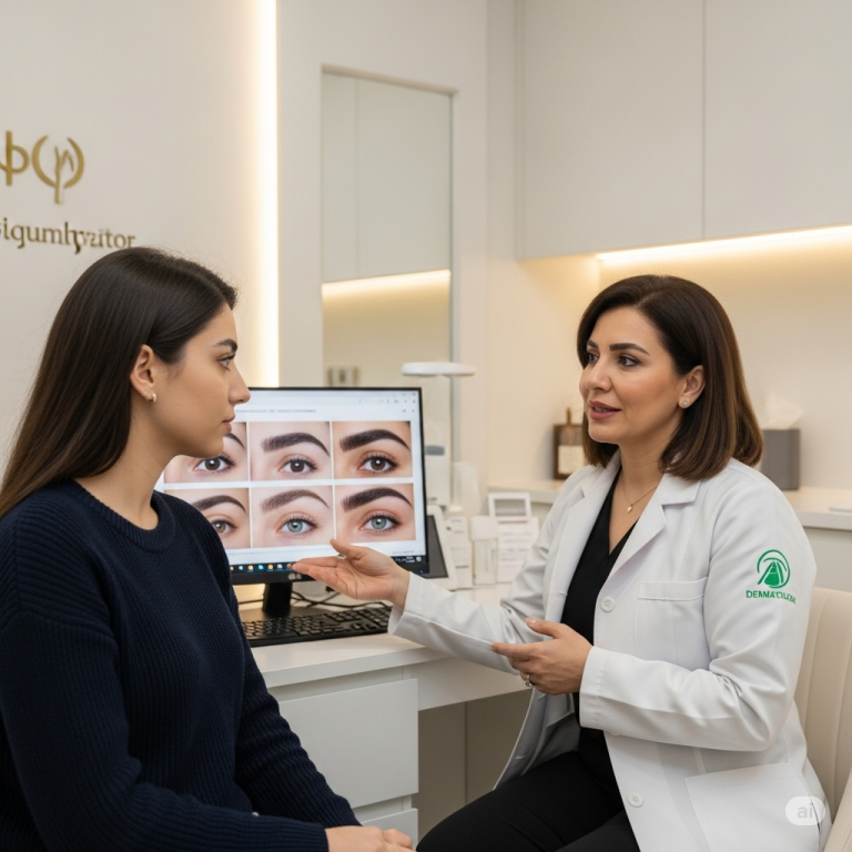 کلینیک شیوا رخ خدمات کاشت ابرو طبیعی و نچرال در تهران نوبنیاد